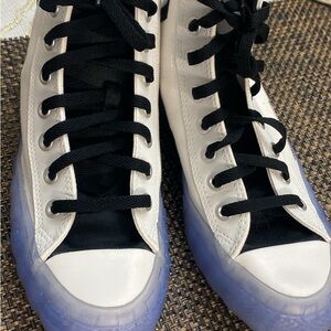 Converse White and Black High-Tops